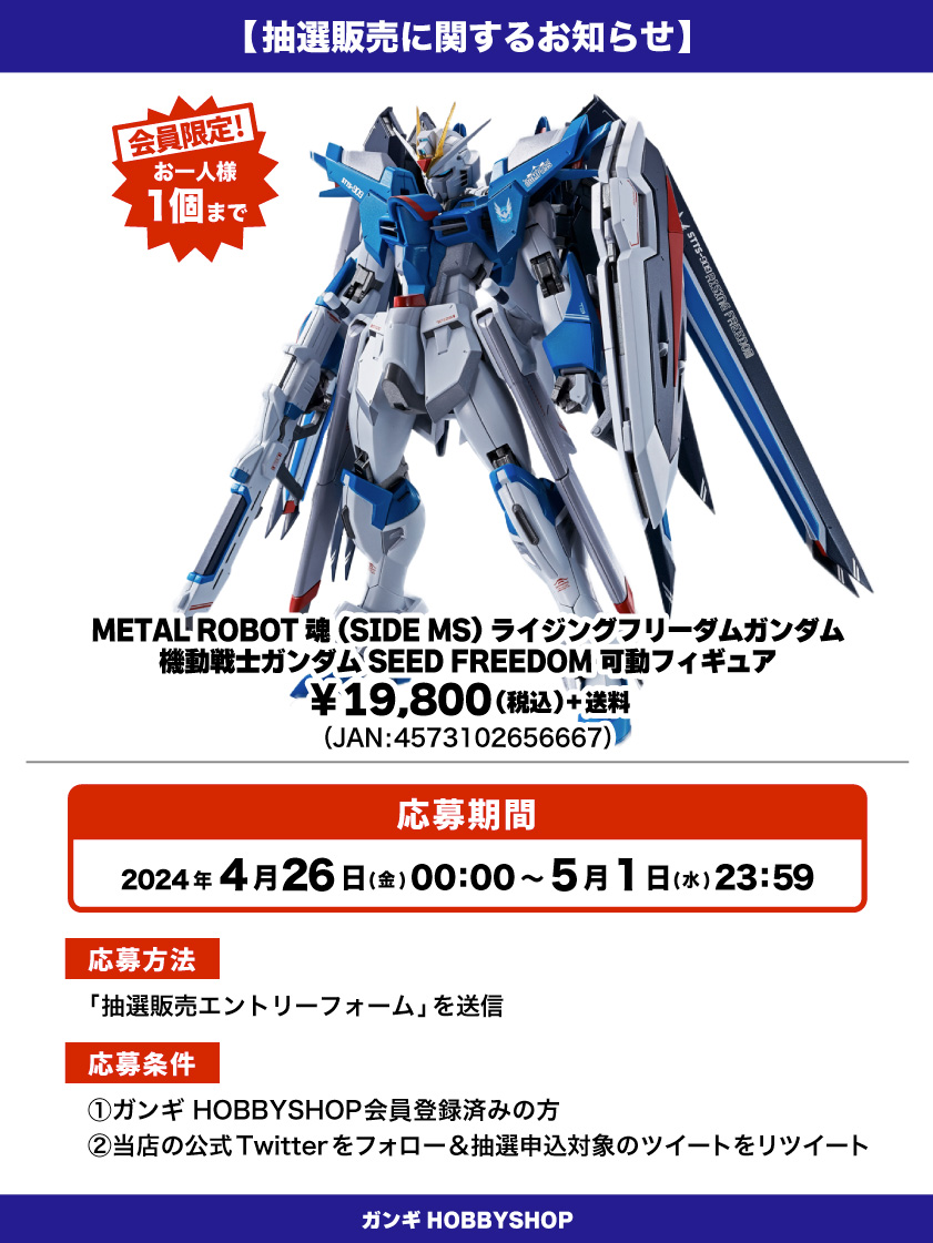 メタルロボット魂 ライジングフリーダムガンダム （[まさか動くと 