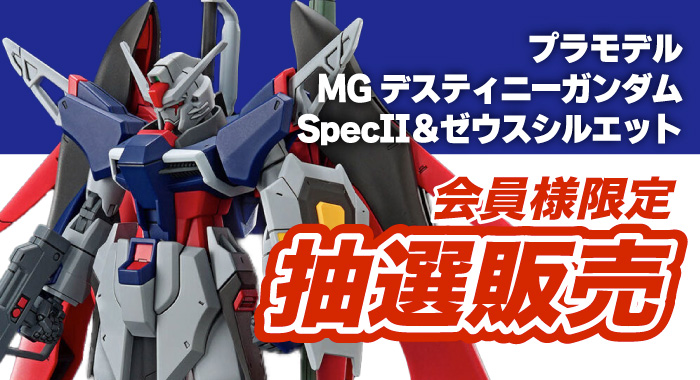 会員限定】「HG 1/144 デスティニーガンダムSpecII＆ゼウス